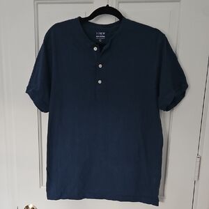 J. Crew Men's Navy Button Down Shirt